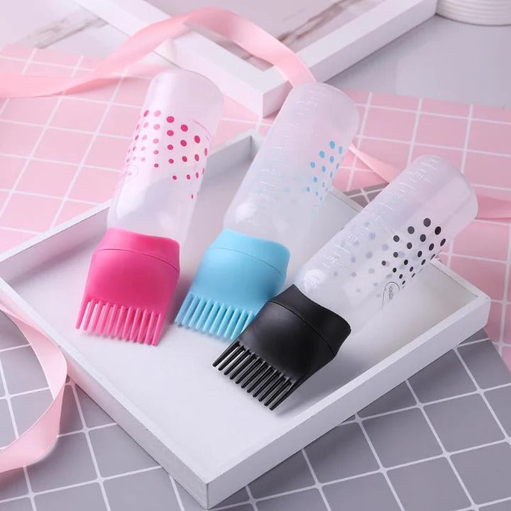 Hair Oil Comb Bottle - 100ml