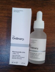 The Ordinary Face serum Niacinamide 10% + Zinc 1% – 30ml